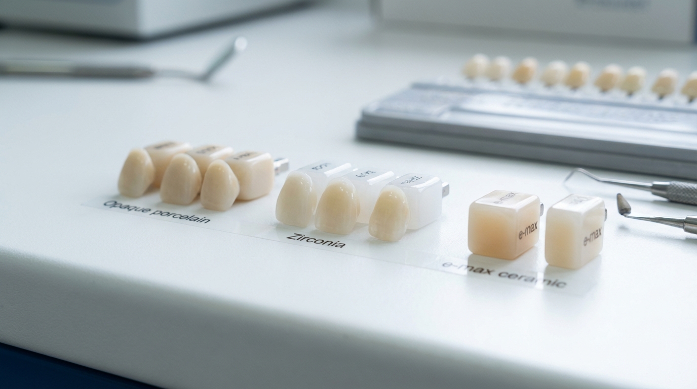 Dental seramik ve kaplama materyali örnekleri