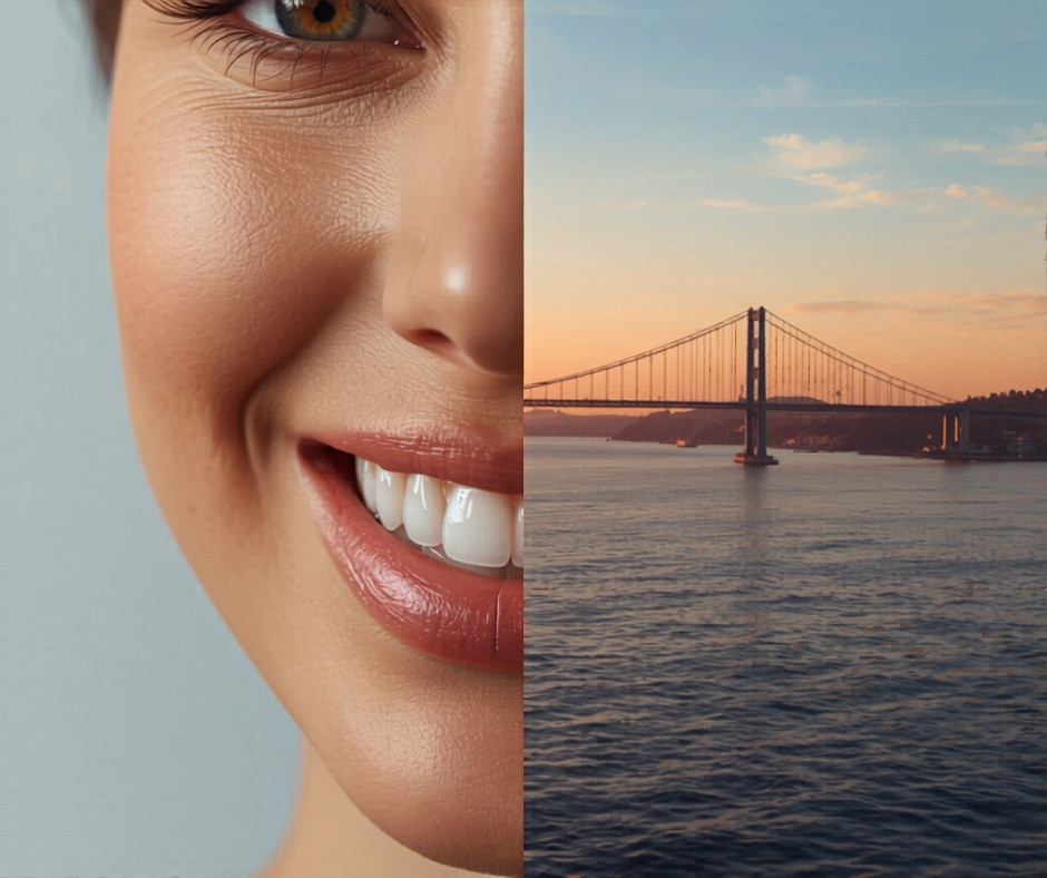 Cosmetic dentistry in Istanbul smile and Bosphorus